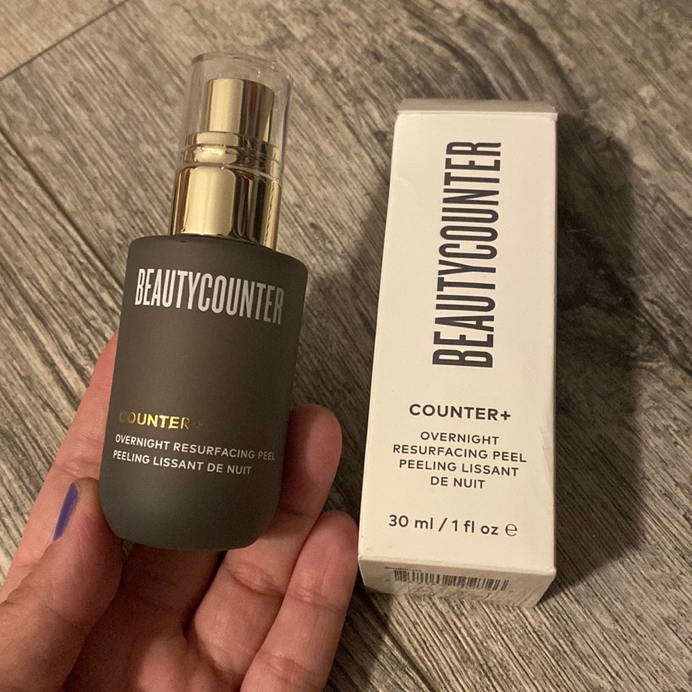Beauty counter resurfacing peel